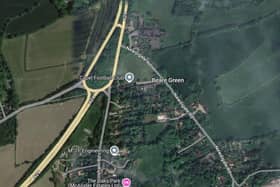 Police are appealing for witnesses following a collision on the southbound carriageway of the A24 Horsham Road at Beare Green. Picture courtesy of Google