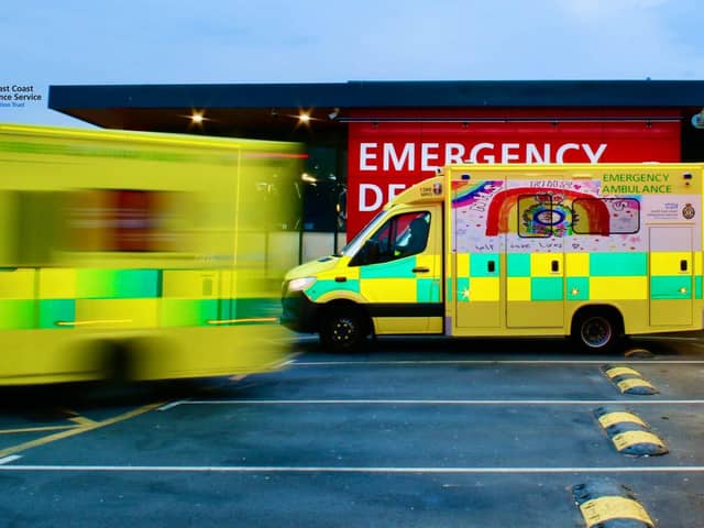 South East Coast Ambulance Service NHS Foundation Trust is marking a strong improvement in Category 2 ambulance response times for 2025/26. Picture contributed