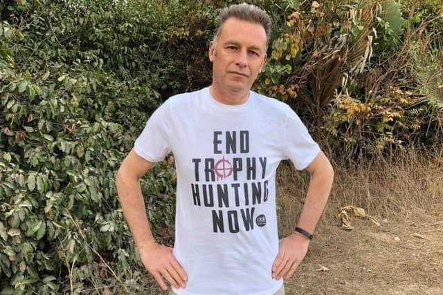 Chris Packham is calling for Surrey residents to write to their MP to back trophy hunting ban - Animal News Agency