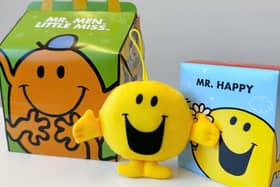 Mr Happy McDonald's Happy Meal Toy. Picture: submitted