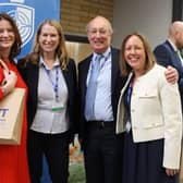 Gillian Keegan with Claire Donnachie, Sir Andrew Carter and Claire Harnden (SFET). Picture: submitted