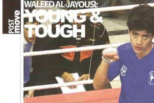 Waleed in a local Jordan newspaper