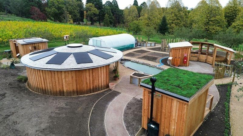 Gemma Roe RHS Wisley unveils Show Garden Featuring a WooWoo Composting Toilet