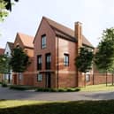 CGI of proposed three-storey houses as part of Hersham golf club development. (Credit: Claudel Venture Holdings Ltd / Elmbridge Borough Council planning documents). Permission for use for LDR partners.