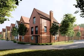 CGI of proposed three-storey houses as part of Hersham golf club development. (Credit: Claudel Venture Holdings Ltd / Elmbridge Borough Council planning documents). Permission for use for LDR partners.