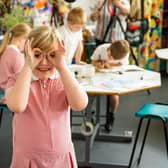 Pupils enjoying the Superpower of Looking