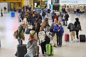 Gatwick Airport is using its backup process but some passengers 'may experience delays while checking in and passing through security'. Photo: Steve Robards SR2203283