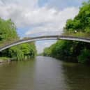 Bridge to private D'Oyly Carte Island, Weybridge. (Credit: Google Street View)