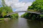 Bridge to private D'Oyly Carte Island, Weybridge. (Credit: Google Street View)