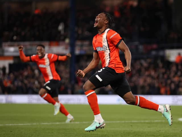 Crystal Palace are reportedly ‘following’ Luton Town defender and former Manchester United starlet Teden Mengi, according to transfer expert Fabrizio Romano. Picture by Julian Finney/Getty Images