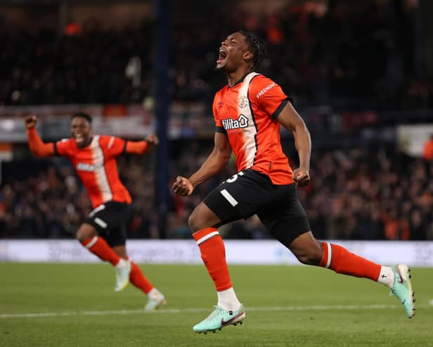 Crystal Palace are reportedly ‘following’ Luton Town defender and former Manchester United starlet Teden Mengi, according to transfer expert Fabrizio Romano. Picture by Julian Finney/Getty Images