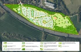 280 homes plan for Ashtead (Image Wates)