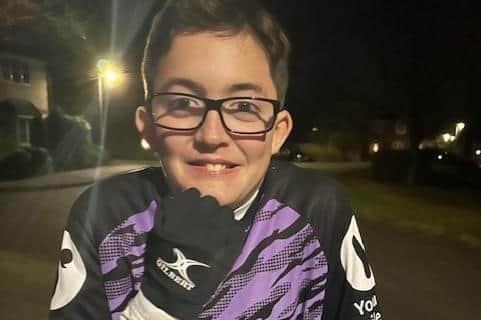 Zac Knight, 12, has run over a mile every day of 2024 without fail. Pictures contributed