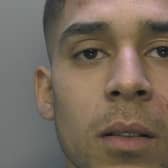 Paulo Evaristo, 23, of Walton Road, Woking was sentenced at Guildford Crown Court on Friday, April 26, after pleading guilty to grievous bodily harm. Picture courtesy of Surrey Police