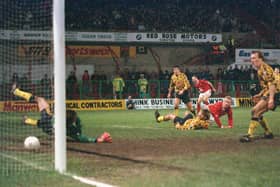 Arsenal were favourites for the 1991/92 FA Cup and were expected to easily roll over Wrexham. But they slipped to a 2-1 defeat after the Welsh side scored twice in the final nine minutes,