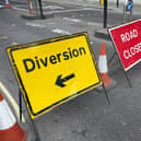 Road closure signs. Photo: West Sussex County Council