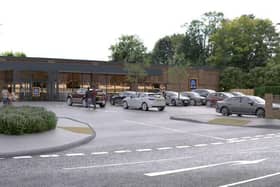 Proposed view from Portsmouth Road. (Credit: Aldi/ Elmbridge Borough Council)