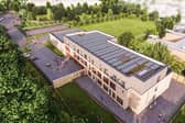 CGI of proposed Reigate Priory Junior School, 2024 version. (Credit: Surrey County Council)