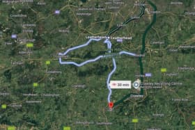 Unavailability of signalling staff in the Dorking area means all lines are closed between Leatherhead, Dorking and Horsham, Southern have said. Picture courtesy of Google
