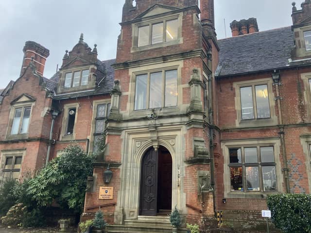 Outside Moon Hall School, Reigate. (Credit: Emily Dalton/LDRS)