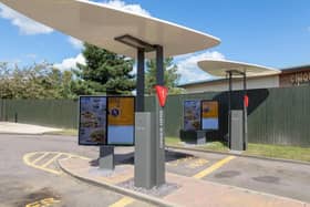 McDonald's canopy drive through stock image. (Credit: McDonald's/ Guildford Borough Council planning documents)