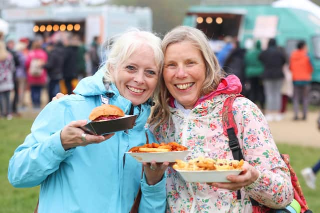 Street food at the BBC Gardeners' World Spring Fair, Beaulieu