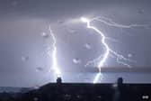 Photo of lightning taken in Sussex from 2023 by Eddie Mitchell