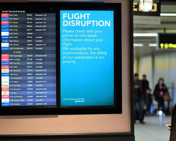 A new study has revealed the UK airports where your flight is most likely to be cancelled this summer. Picture by BEN STANSALL/AFP via Getty Images