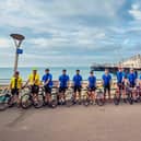 Sussex and Surrey Police officers and staff have raised over £12,000 for Care of Police Survivors, a charity that supports the families of police men and women who died during their service. Picture courtesy of Sussex Police