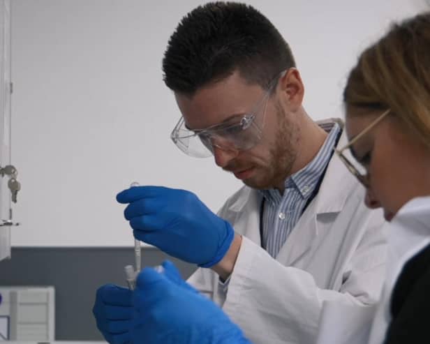 Team in action at SABP research facility (Credit: Surrey and Borders Partnership NHS Trust)
