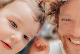 Founder of My First Music Josh Sneesby with his niece Juliet