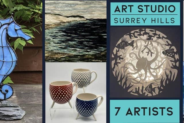 Artists images from Surrey Hills Artists Studio