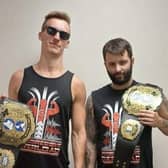 Tag team champions, Surrey based Progressive overload. Picture: submitted