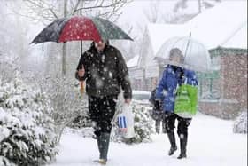 Heavy snow hit Sussex in 2010. This photo was taken in Burgess Hill near The Woolpack on Saturday, December 18.