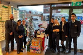 Twenty stores across Surrey collected gifts to be given out over Christmas and the New Year