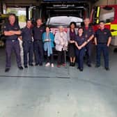 Foxbridge House showed their appreciation for the local emergency services