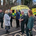 Two doctors who played a vital role in a Surrey man’s cardiac arrest survival are adding their voices to the call for more people to take the time to learn to save a life. Picture courtesy of South East Coast Ambulance