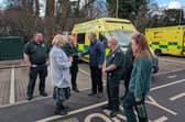 Two doctors who played a vital role in a Surrey man’s cardiac arrest survival are adding their voices to the call for more people to take the time to learn to save a life. Picture courtesy of South East Coast Ambulance