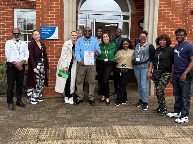 Cygnet Lodge Woking staff celebrate new accreditation