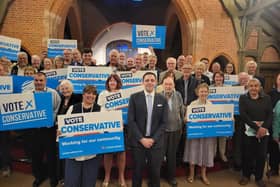 Ed McGuinness, Conservative parliamentary candidate for Surrey Heath (Credit: Conservative Press office)