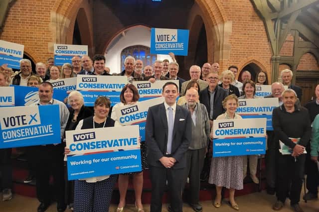 Ed McGuinness, Conservative parliamentary candidate for Surrey Heath (Credit: Conservative Press office)