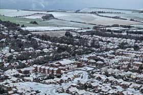 Snow in Worthing in January of this year. Photo: Eddie Mitchell