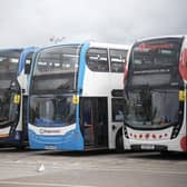 Workers at Stagecoach South’s Aldershot depot who drive buses across Hampshire and Surrey are being balloted on strike action. Picture by Christopher Furlong/Getty Images