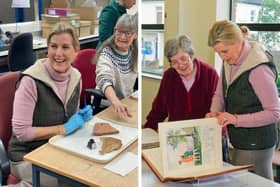 Her Royal Highness The Duchess of Edinburgh visited Surrey’s History Centre in Woking yesterday, Wednesday, January 31. Picture contributed