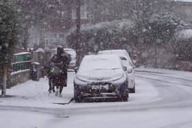 The majority of the UK is now covered by a rare amber warning for snow and ice this weekend – including parts of South East England. Photo: Eddie Mitchell