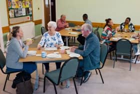 Image of people enjoying a community centre. (Credit: Elmbridge Borough Council)