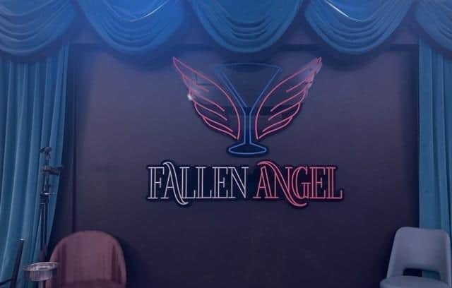 Stage in The Fallen Angel cabaret bar, Guildford. (Credit: Emily Dalton)