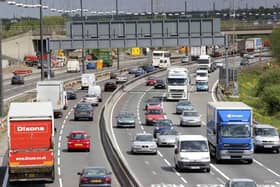 The M25 will be closed for a full weekend for the first time ever as a major project progresses to make journeys safer and reduce pollution. Picture by Simon Turner/Construction Photography/Avalon/Getty Images