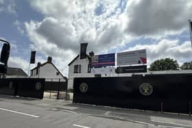 Affordable homes site in Guildford Road, Lightwater (image SHBC)