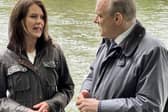 Monica Harding And Ed Davey in Esher (Image Chris Caulfield)